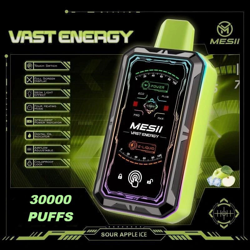 Mesii Vast Engergy 30000 Puffs 360°LED Light Bulk Price Top Sale