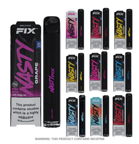 NASTY FIX 10 Pieces NASTY AirFix Disposable Pod Device Kit 20mg nic 1.3ML