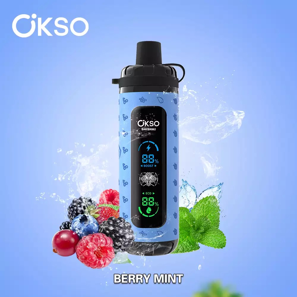 OKSO Shisha Max 40k Wholesale Price Good Sale Child Lock Vape-800mAh battery, 36ml E-liquid,Multiple Nicotine 10 Flavors