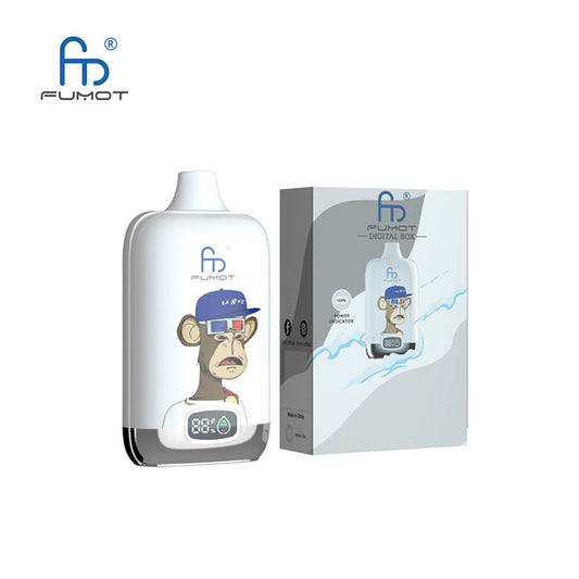 Randm Tornado Digital Box 12000 Puffs Disposable Fumot Vape 12k Puff With Led Screen Flash Light