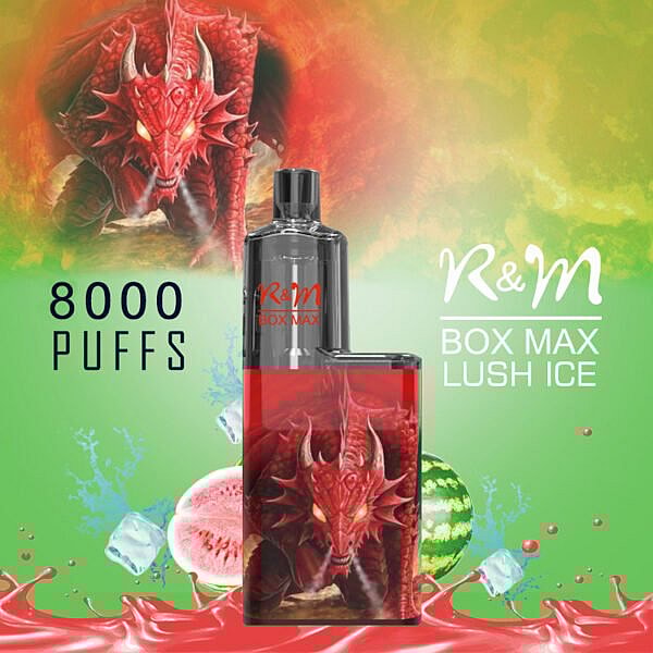 R&M BOX MAX 8000 Puffs Disposable Vape kit 12.5ml