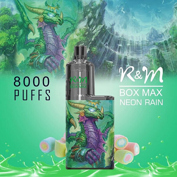 R&M BOX MAX 8000 Puffs Disposable Vape kit 12.5ml
