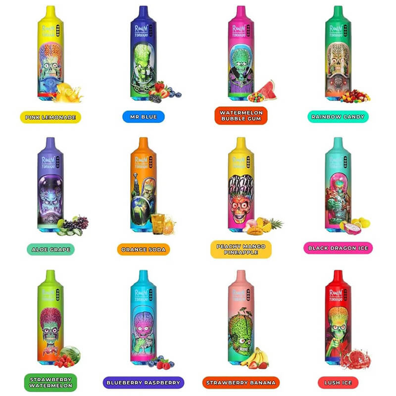 RandM Tornado 9000 Puffs Disposable Vape Fumot 9K Puff