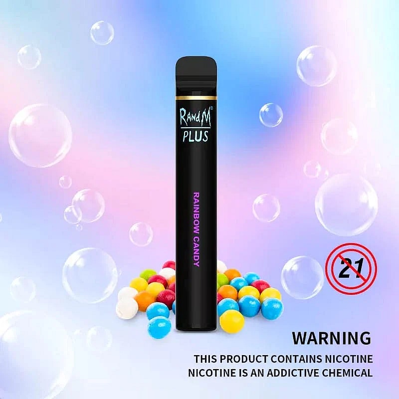 RandM Plus 800 Puffs 0% 2% 3% 5% Nicotine Rechargeable Disposable Pen