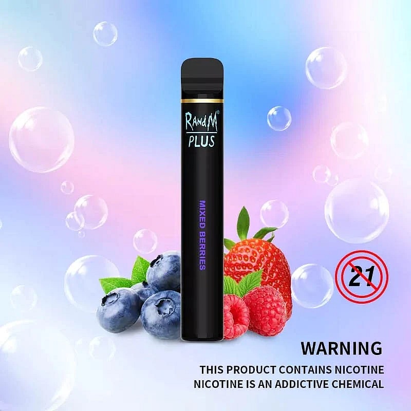 RandM Plus 800 Puffs 0% 2% 3% 5% Nicotine Rechargeable Disposable Pen