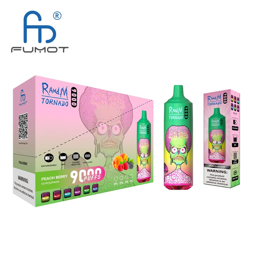 FUMOT RandM Tornado 9000 puff Disposable Vape In Sales