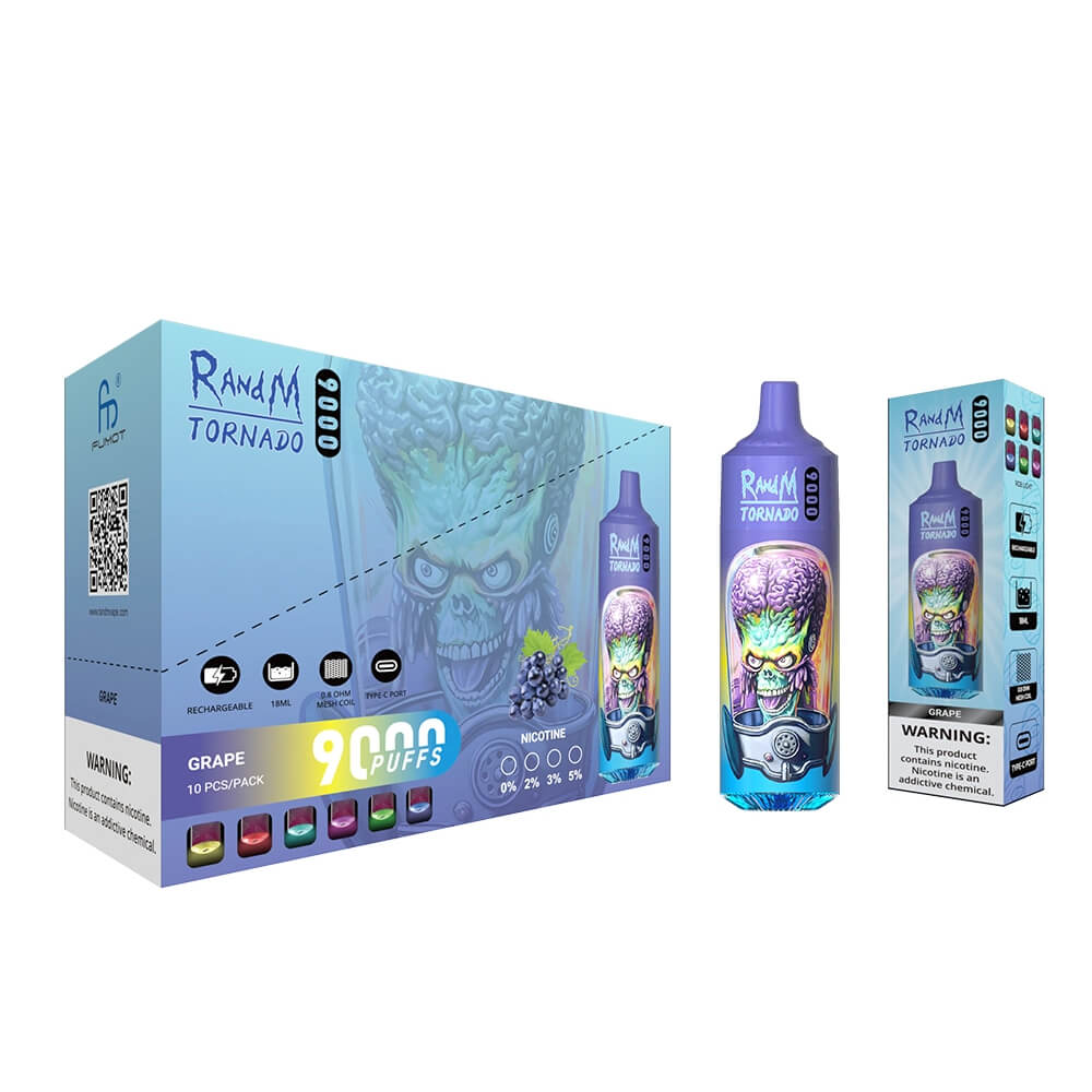 FUMOT RandM Tornado 9000 puff Disposable Vape In Sales