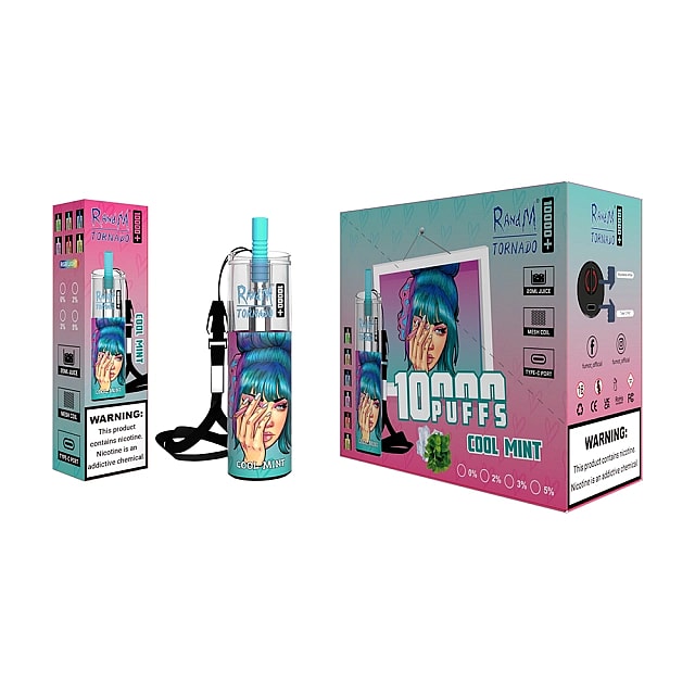 RandM Tornado 10000 Plus Puffs 2% 5% Nicotine Rechargeable Disposable vape