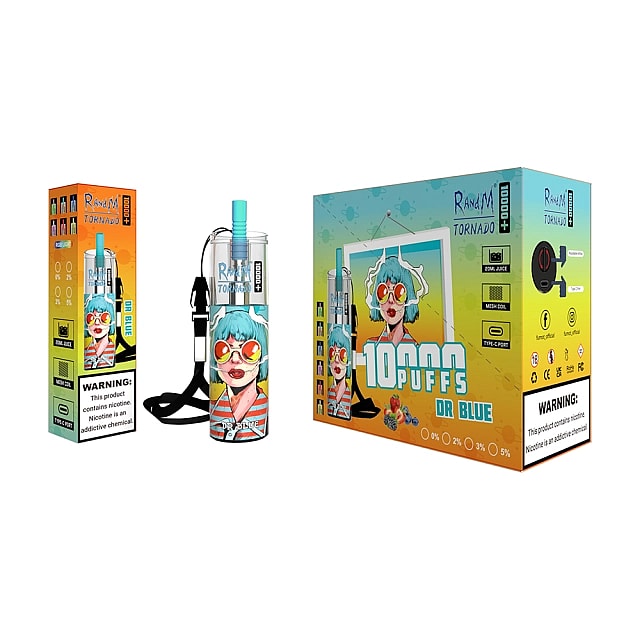 RandM Tornado 10000 Plus Puffs 2% 5% Nicotine Rechargeable Disposable vape