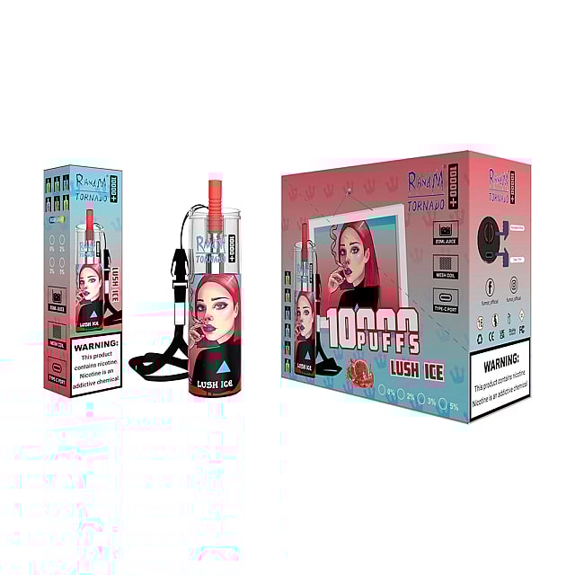 RandM Tornado 10000 Plus Puffs 2% 5% Nicotine Rechargeable Disposable vape
