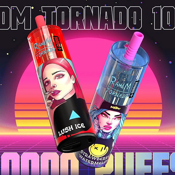 RandM Tornado 10000 Plus Puffs 2% 5% Nicotine Rechargeable Disposable vape