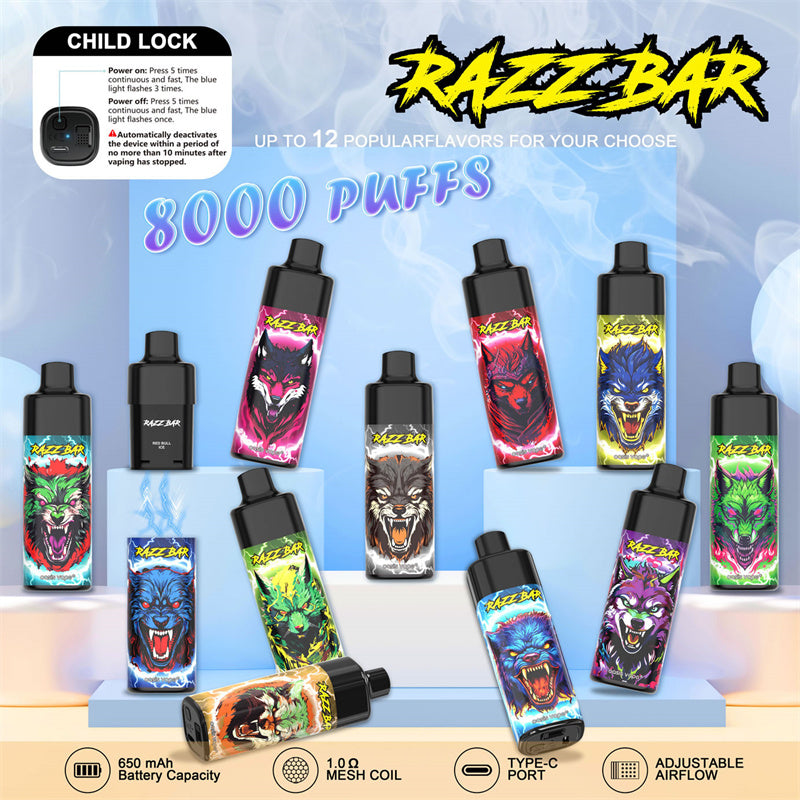 650mAh Rechargeable Vape - 3.8V Output, 1.0Ω Mesh Coil, Type-C
