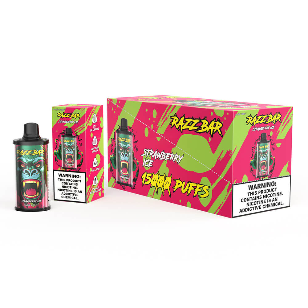 Razz Bar 15000 Puffs Disposable Vape In Sales