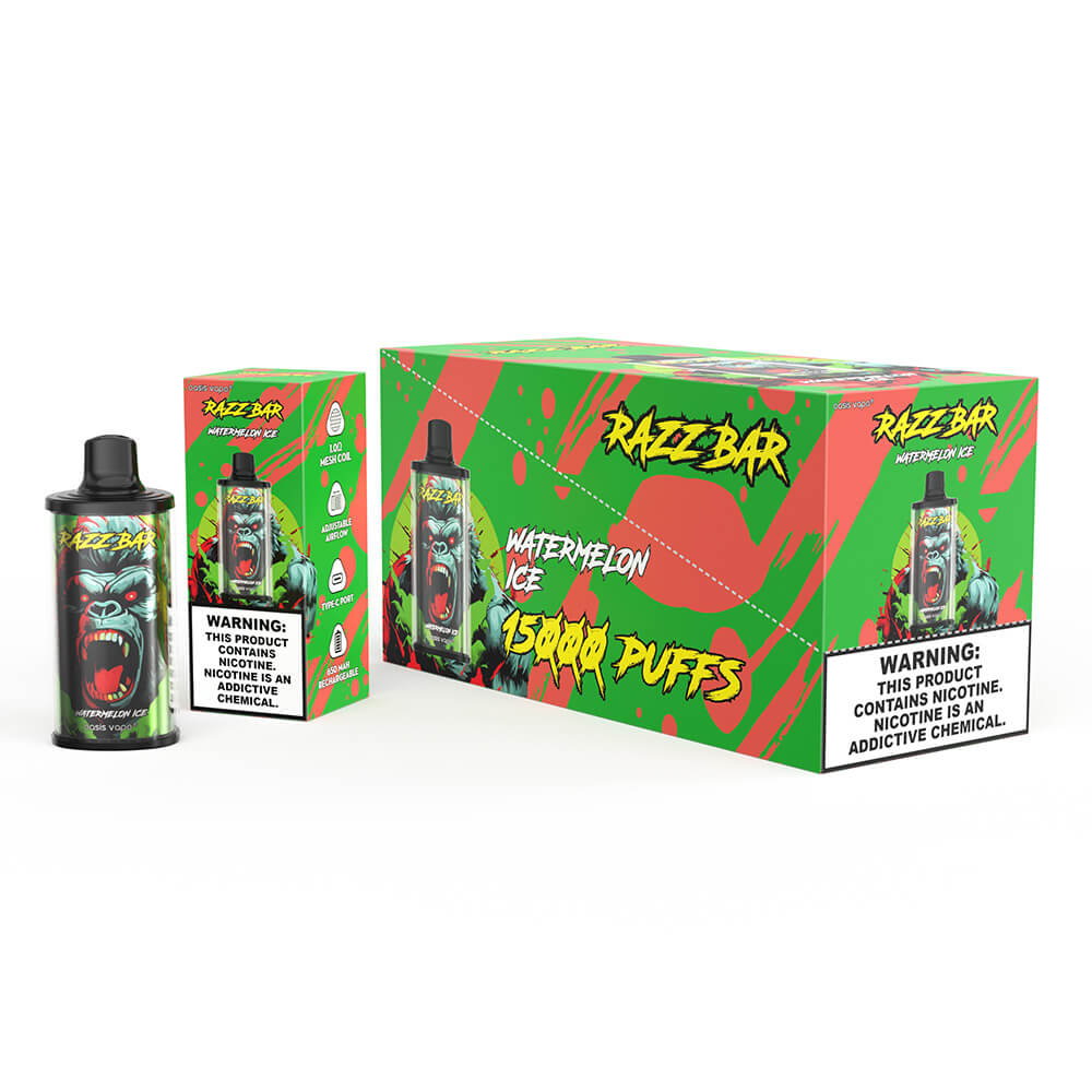 Razz Bar 15000 Puffs Disposable Vape In Sales