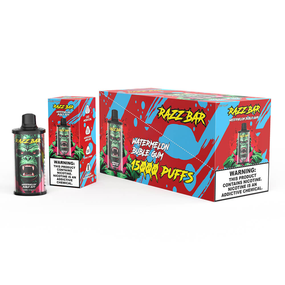 Razz Bar 15000 Puffs Disposable Vape In Sales