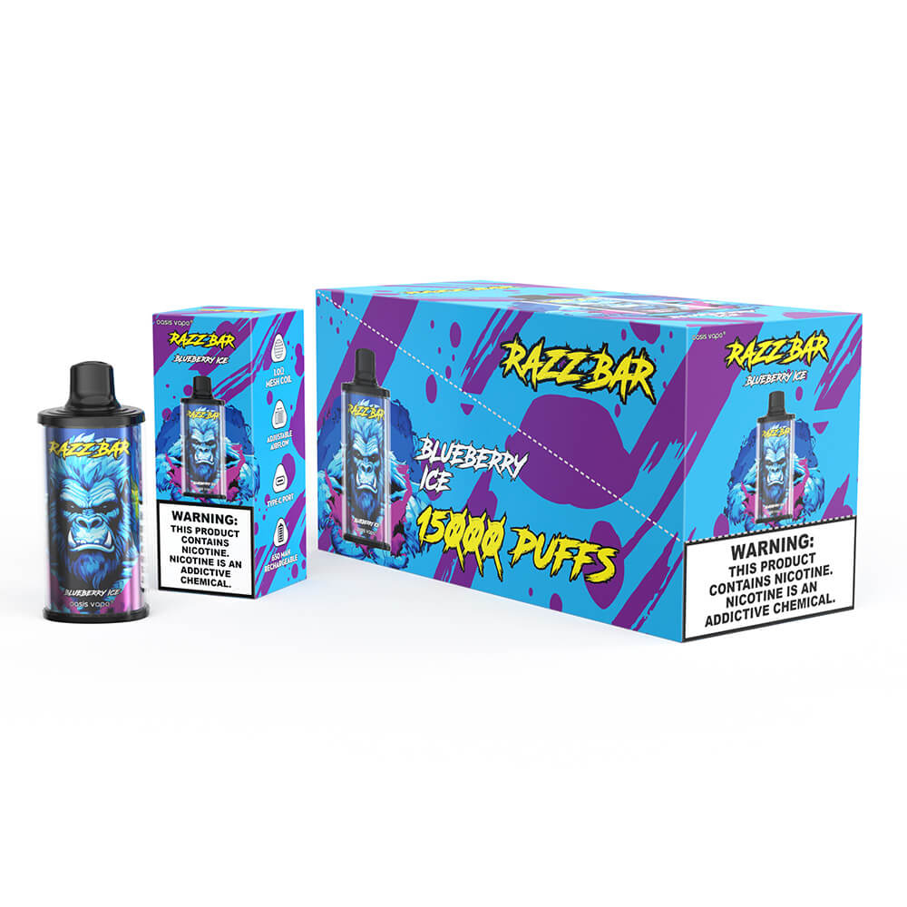 Razz Bar 15000 Puffs Disposable Vape In Sales