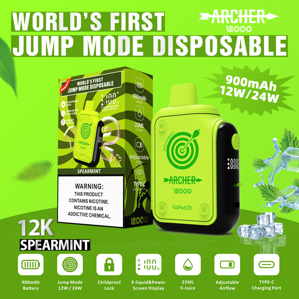 VAPMOD ARCHER 12000 Puffs Disposable Vape Wholesale