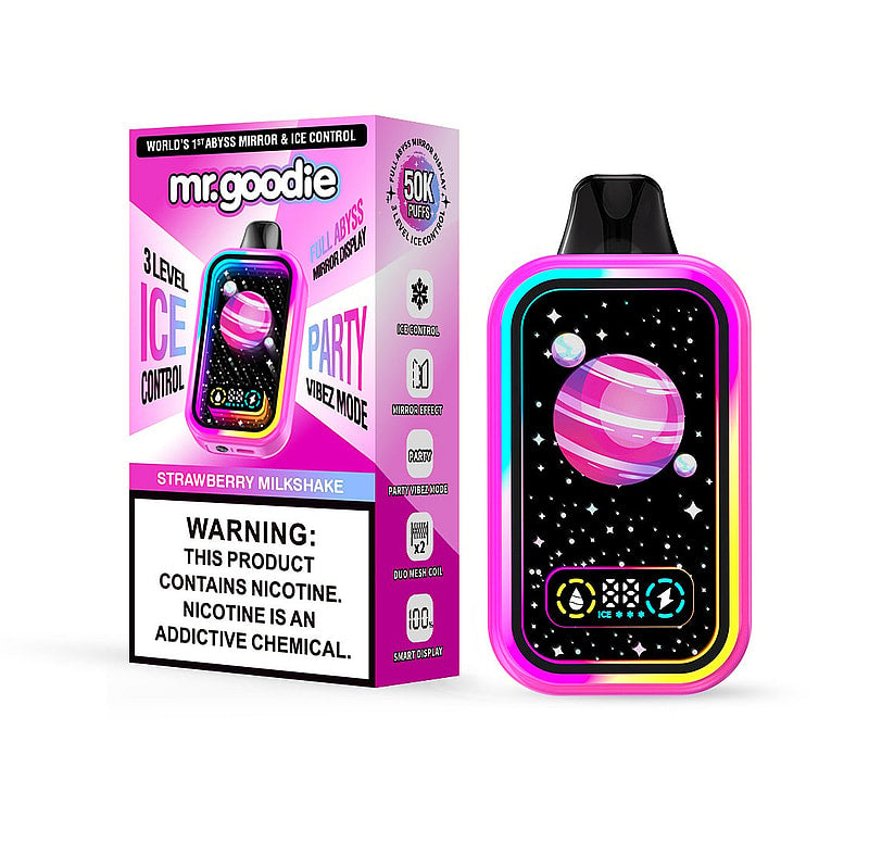 Mr.Goodie 50000 50K Puffs :Adjustable Ice Level Disposable Vape with Dual Mesh Coil