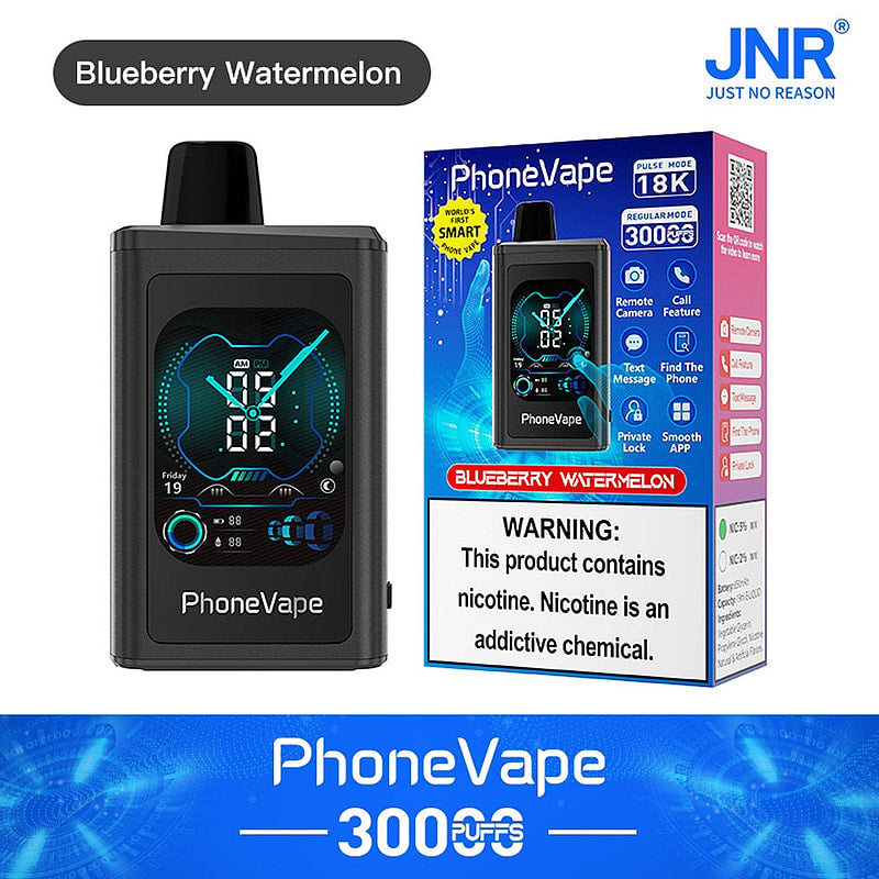 JNR Phone Vape 30000 30K Puffs Latest Smart Disposable Vape