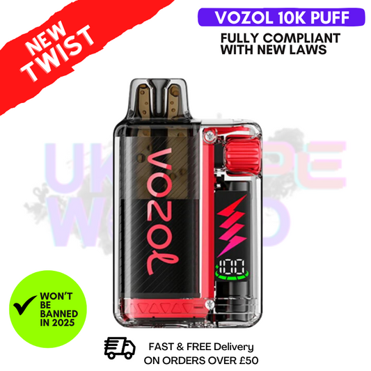 Strawberry Raspberry Cherry Vozol 10000 10K Puff Kit