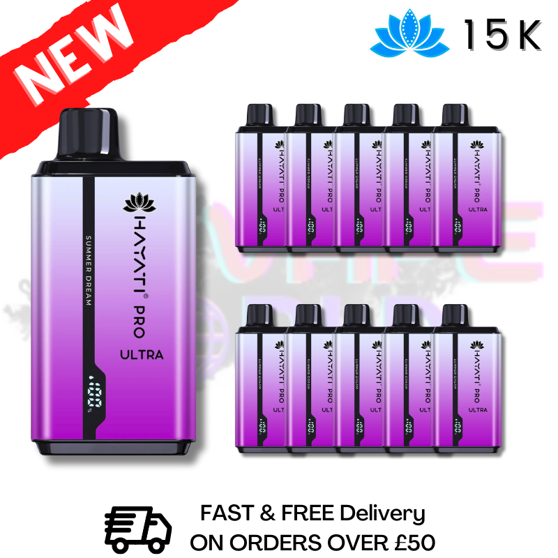 Hubba Bubba Hayati Ultra Pro 15000 Puff 15K Box Of 10