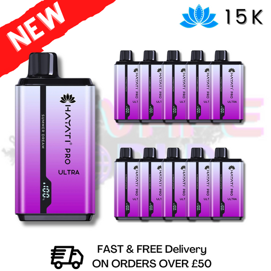 Hubba Bubba Hayati Ultra Pro 15000 Puff 15K Box Of 10