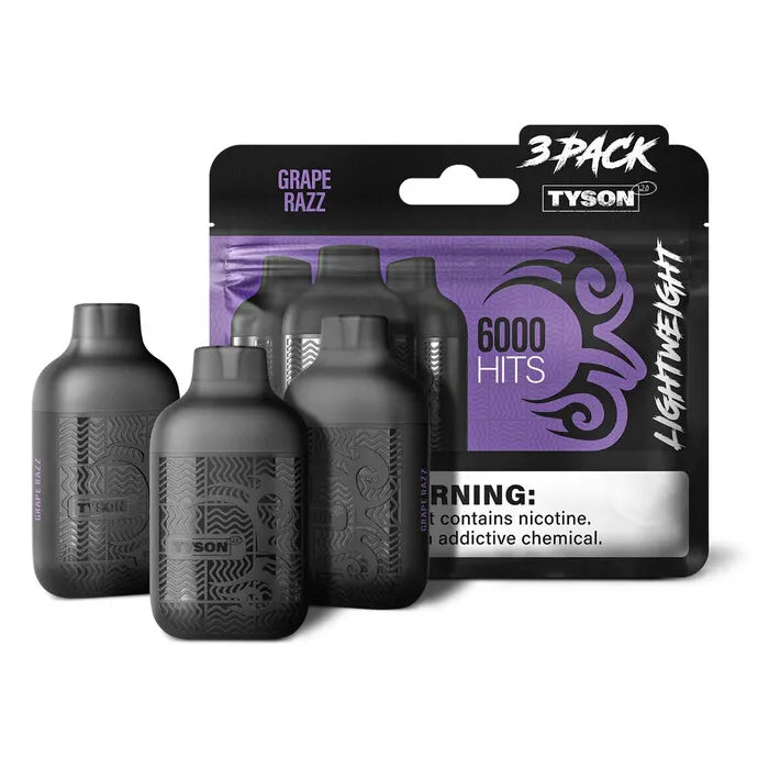 Tyson 2.0 Lightweight 6K - 3PK Vape