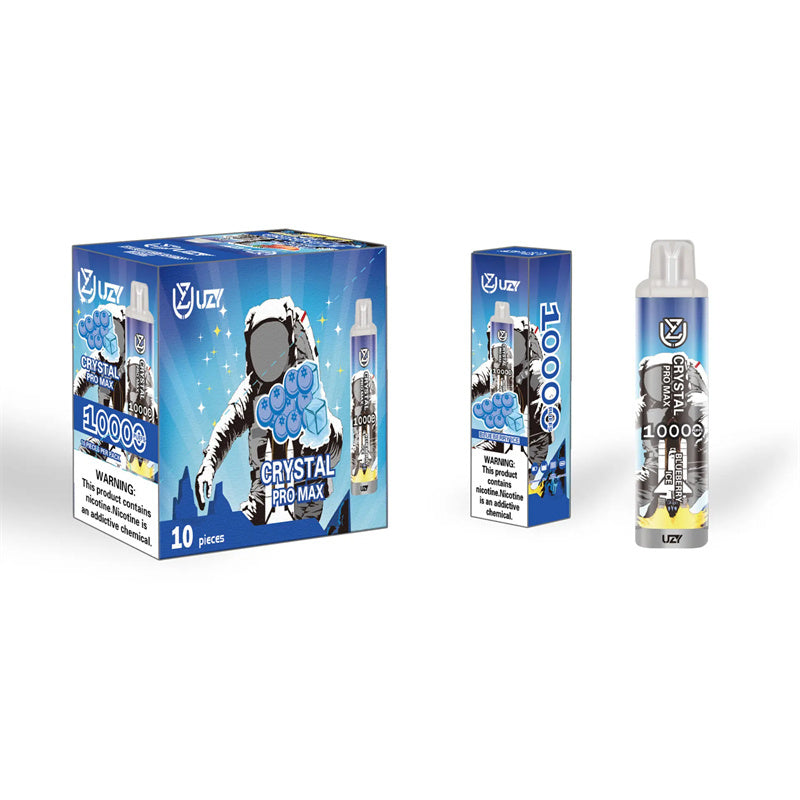 UZY Crystal Pro Max 10k Puffs Germany Tornado Bang King 10000 Uzy 13K EU 12000 12K Puffs Max 20000 Grape Crystal Waspe Wholesale I Vape-600mAh Battery, 15ml E-liquid, Multiple Nicotine 20 Flavors