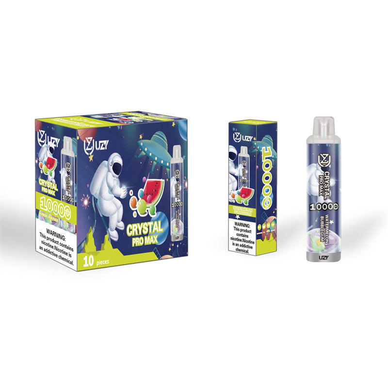 UZY Crystal Pro Max 10k Puffs Germany Tornado Bang King 10000 Uzy 13K EU 12000 12K Puffs Max 20000 Grape Crystal Waspe Wholesale I Vape-600mAh Battery, 15ml E-liquid, Multiple Nicotine 20 Flavors