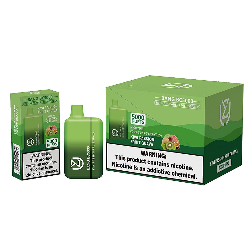 UZY BANG BC5000 0% 2% 3% 5% nicotine 5000puffs disposable electronic cigarettes-650mAh Battery, 13ml E-liquid, Multiple Nicotine 12 Flavors