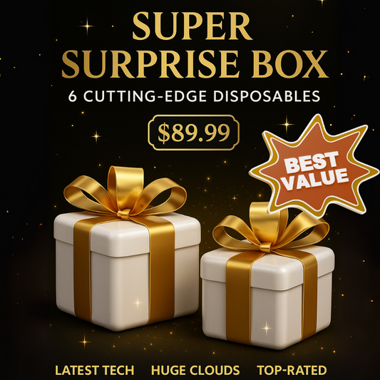 Mystery Vape Box – 3 Levels | 6 Disposables | Up to 30K+ Puffs