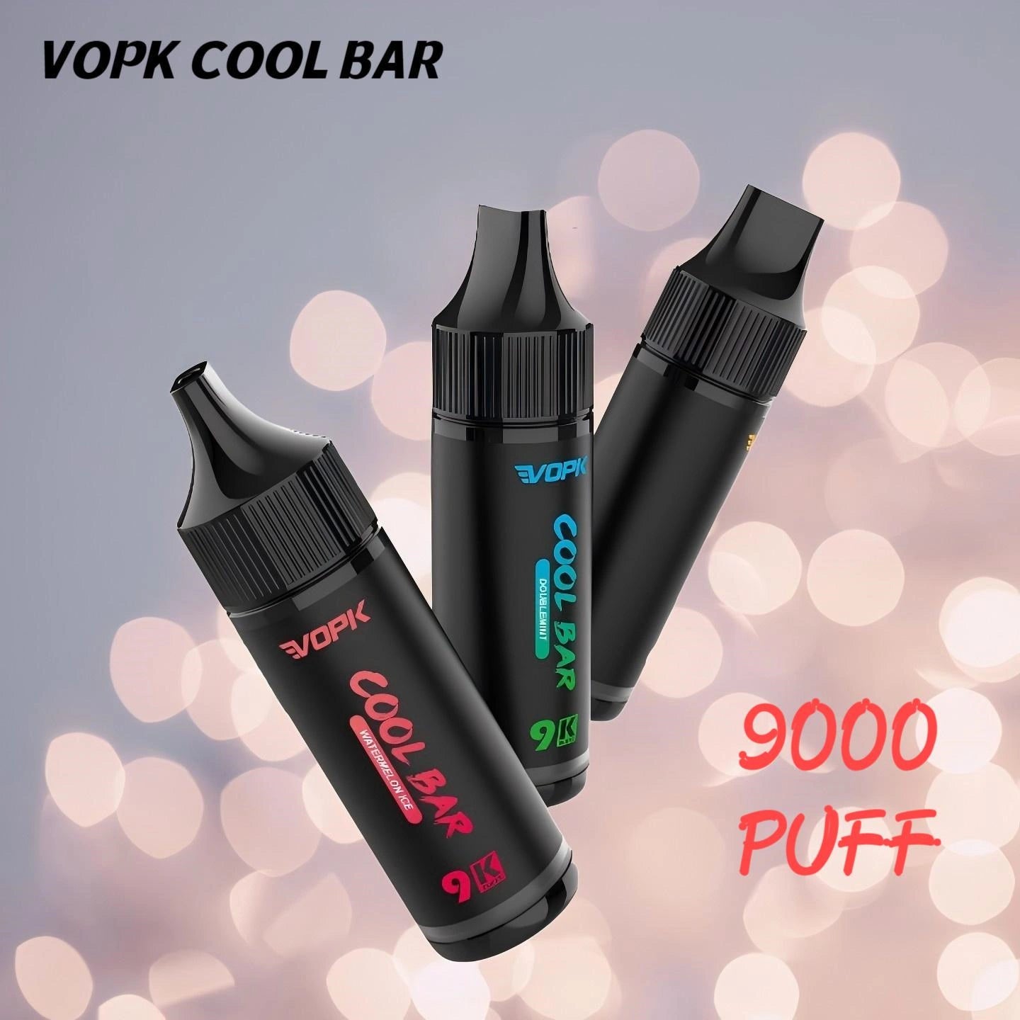 VOPK COOL BAR 9000 Puffs Wholesale Price Discount Sale-600mAh battery, 15ml E-liquid,Multiple Nicotine 10 Flavors
