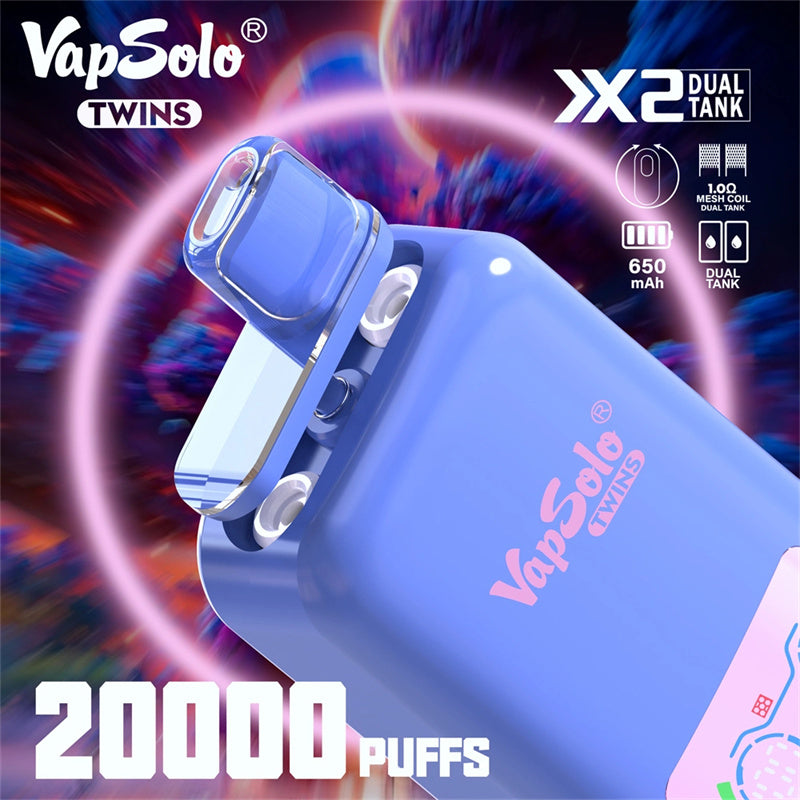 Fast Shipping Vapsolotwins 20K Puff Disposable Vape Bang E-Cigarette-Wholesaler Disposable Puffs EU Warehouse