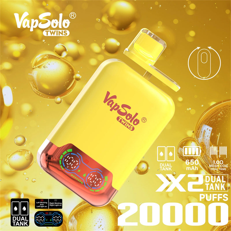 Fast Shipping Vapsolotwins 20K Puff Disposable Vape Bang E-Cigarette-Wholesaler Disposable Puffs EU Warehouse