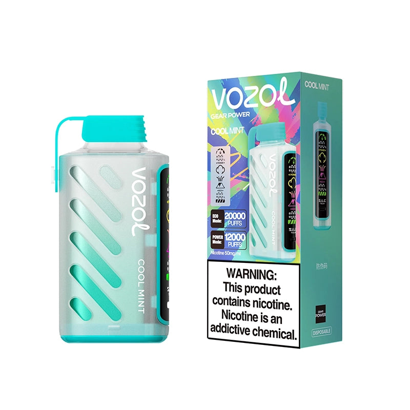 Vozol Gear Power 20000 Puffs Disposable Vape-650mAh Battery, 20ml E-liquid, Multiple Nicotine 10 Flavors
