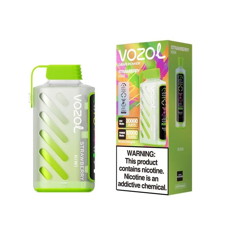 Vozol Gear Power 20000 Puffs Disposable Vape-650mAh Battery, 20ml E-liquid, Multiple Nicotine 10 Flavors