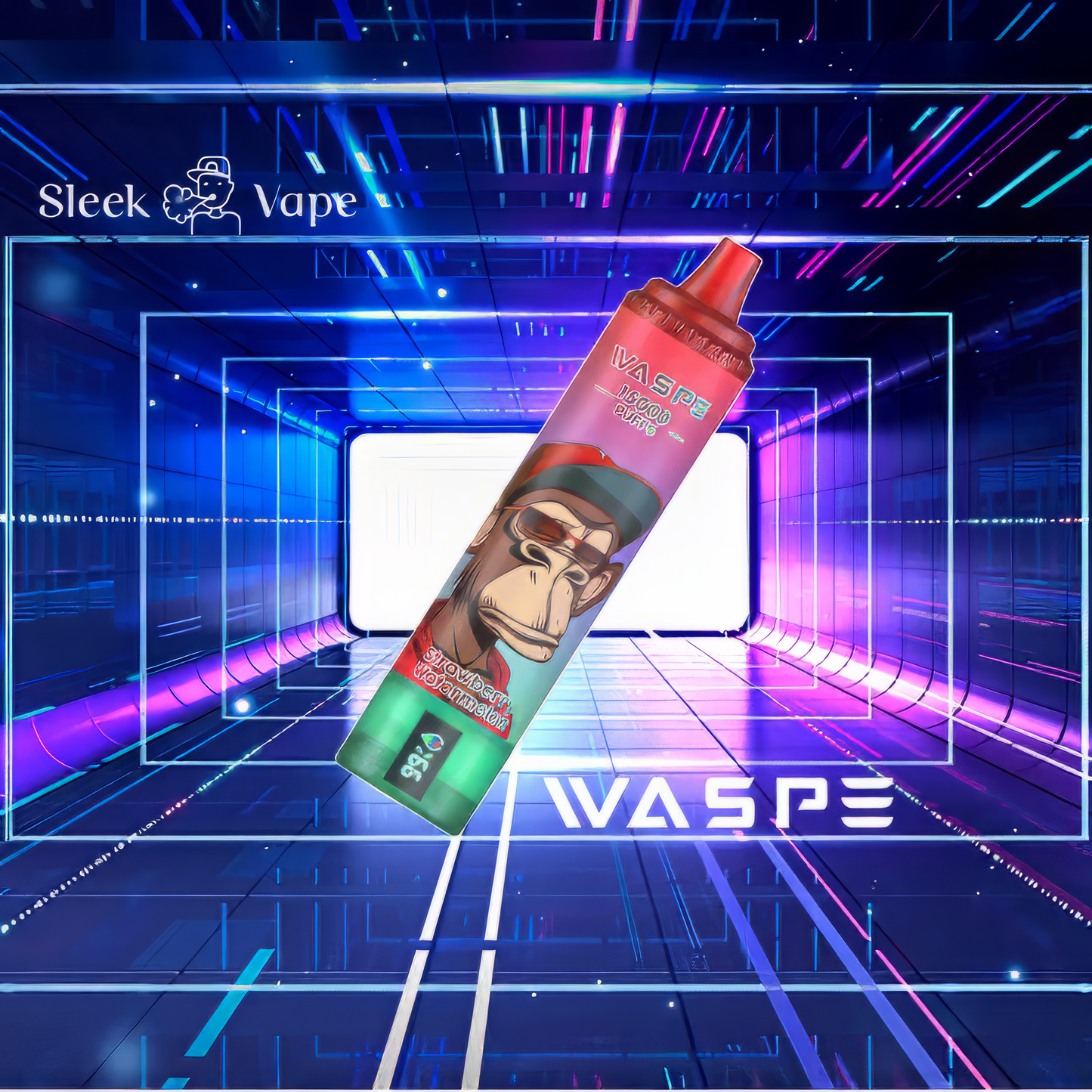 WASPE 15000 Puffs 0% 2% 3% 5% Nicotine LED Display Electronic Cigarette New Vape Pen