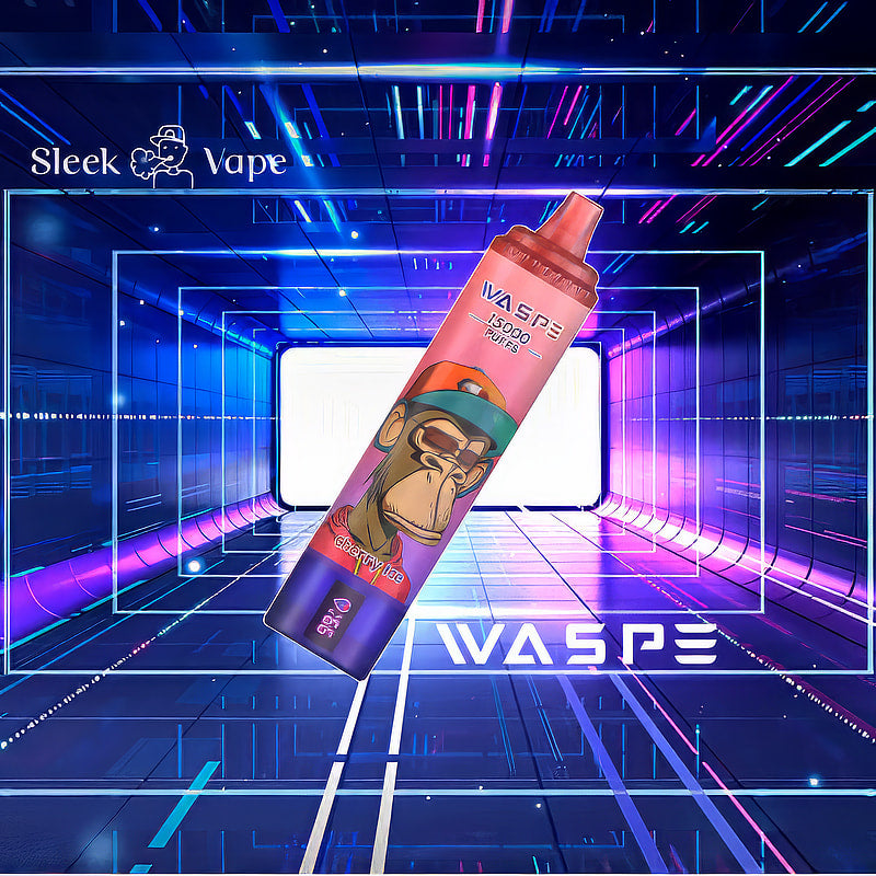 WASPE 15000 Puffs 0% 2% 3% 5% Nicotine LED Display Electronic Cigarette New Vape Pen