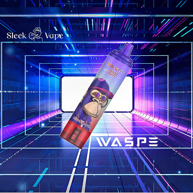 WASPE 15000 Puffs 0% 2% 3% 5% Nicotine LED Display Electronic Cigarette New Vape Pen