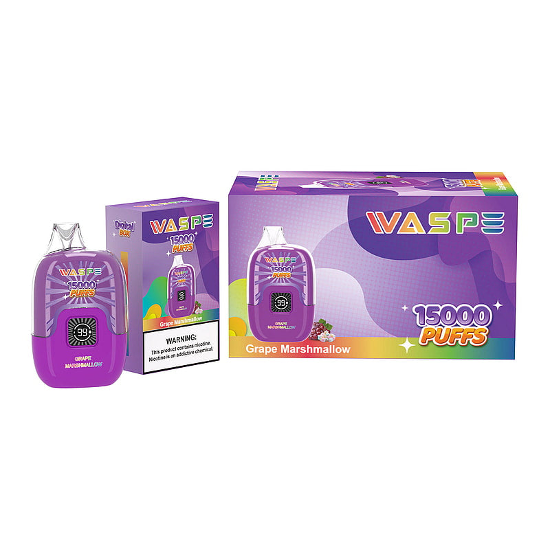 WASPE Digital Box 15000 Puffs Disposable Vape Popularity Cigarette Pod