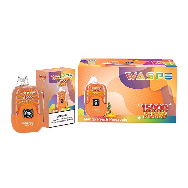 WASPE Digital Box 15000 Puffs Disposable Vape Popularity Cigarette Pod