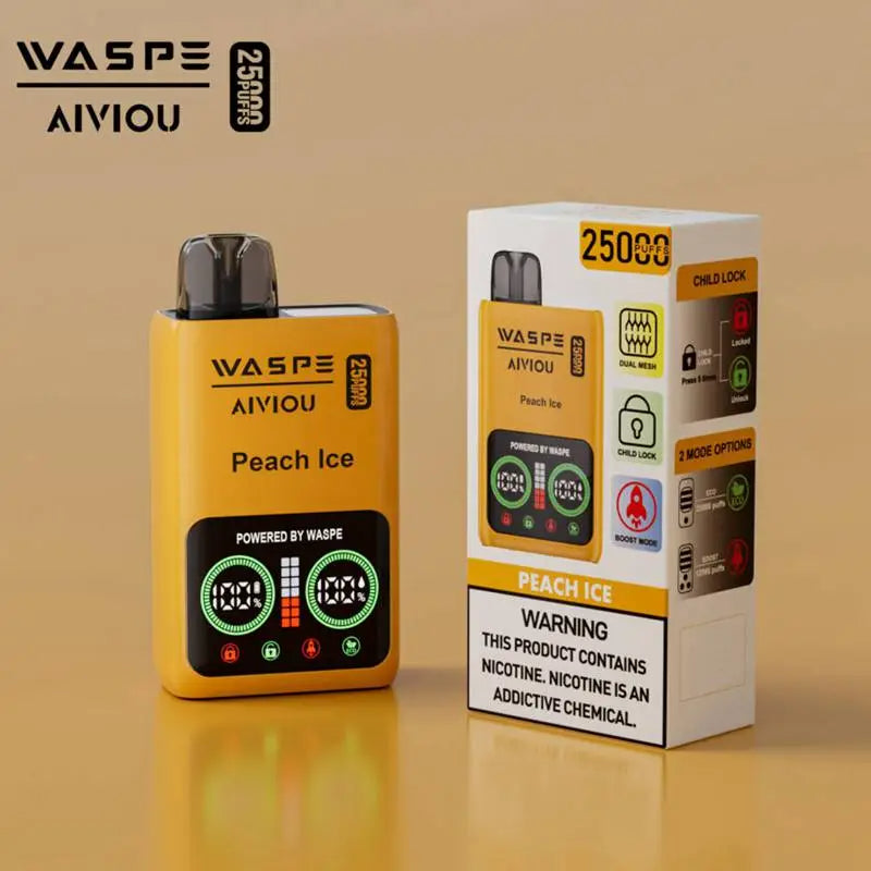 WASPE 25000 Puffs Disposable Vape Wholesale,	650 mAh ,25ML 10Flavors