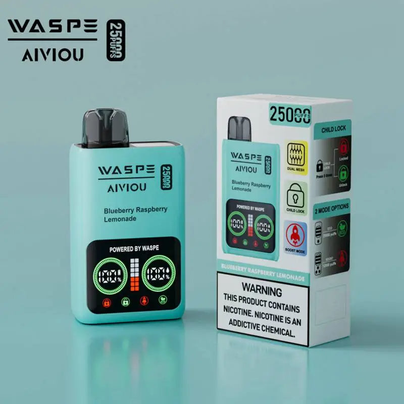 WASPE 25000 Puffs Disposable Vape Wholesale,	650 mAh ,25ML 10Flavors