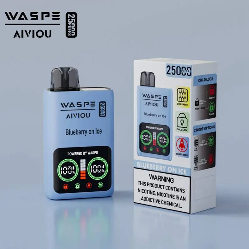 WASPE 25000 Puffs Disposable Vape Wholesale,	650 mAh ,25ML 10Flavors