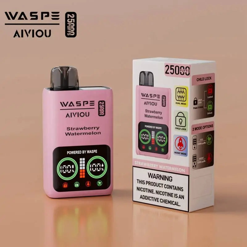 WASPE 25000 Puffs Disposable Vape Wholesale,	650 mAh ,25ML 10Flavors