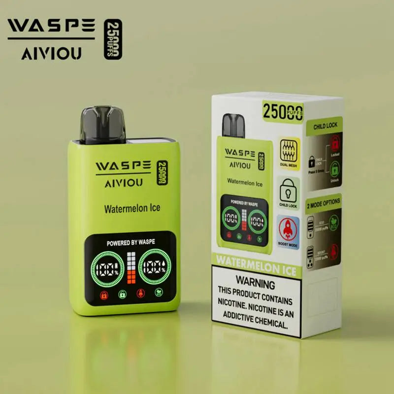 WASPE 25000 Puffs Disposable Vape Wholesale,	650 mAh ,25ML 10Flavors
