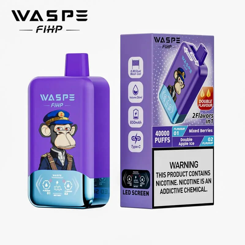 WASPE Fihp 40000 Dual Flavors Disposable Vape