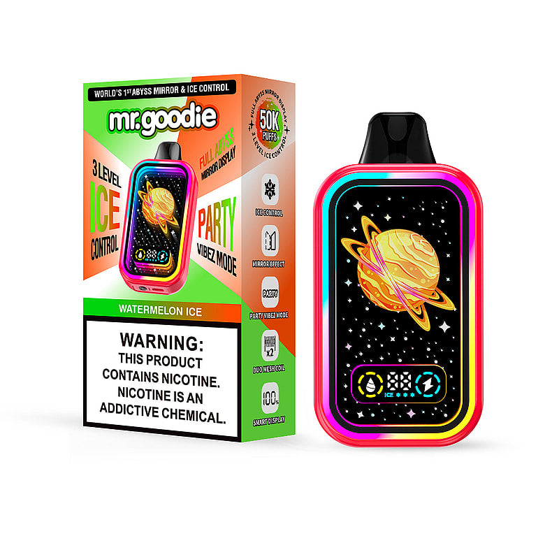 Mr.Goodie 50000 50K Puffs :Adjustable Ice Level Disposable Vape with Dual Mesh Coil