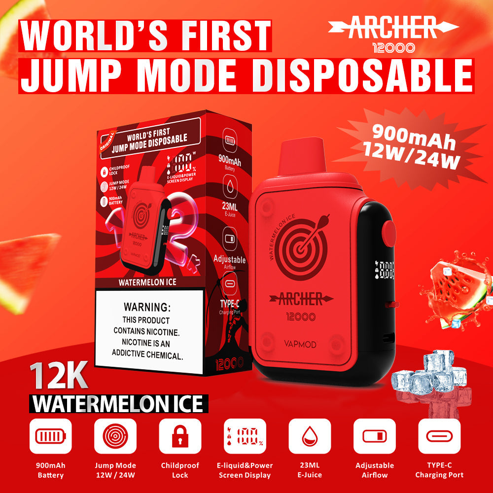 VAPMOD ARCHER 12000 Puffs Disposable Vape Wholesale