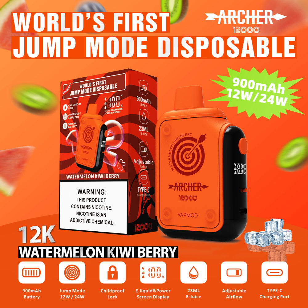 VAPMOD ARCHER 12000 Puffs Disposable Vape Wholesale